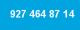 927 464 87 14 927 464 87 14
